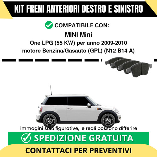 Pastiglie freno anteriori - pastiglie,