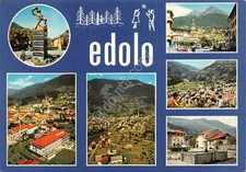Cartolina Edolo vedute varie e