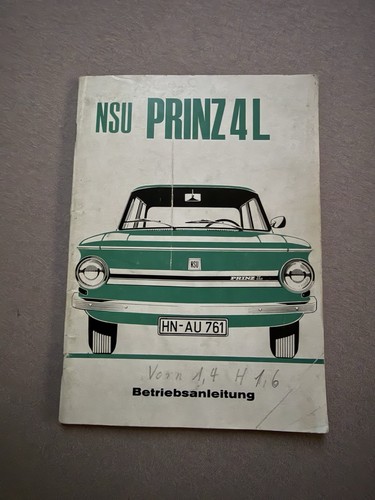 Nsu prinz manuale - prinz, 4l