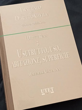 TRATTATO DI DIRITTO CIVILE USUFRUTTO,USO,ABITAZIONI,SUPERFICIE,RODOLFO SACCO.