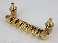 Gold tune matic bridge - gold, tune-o-matic