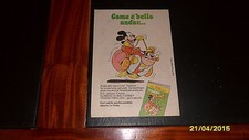 Advertising Italian Pubblicità Werbung: CLASSICO DISNEY FORZA TOPOLINO **1975**
