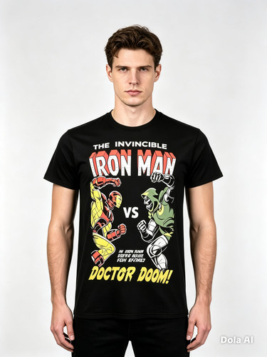 Shirt marvel iron man - t-shirt, vs
