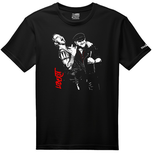 Shirt nera liberta - t-shirt, manica