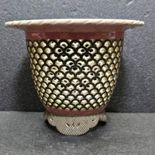 Vaso giapponese TENZAN officina artigianale SUKASHI Neofinetia Falcata Orchidea