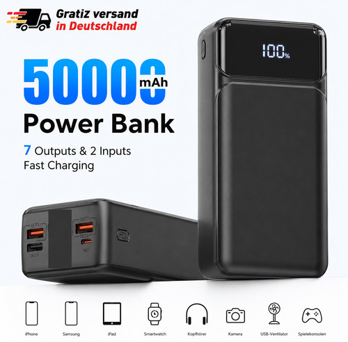 Power bank 50000mah - power,