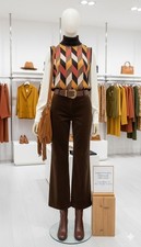 Marella - Dolcevita Smanicato In Maglia Di Lana  ,Tg. M 