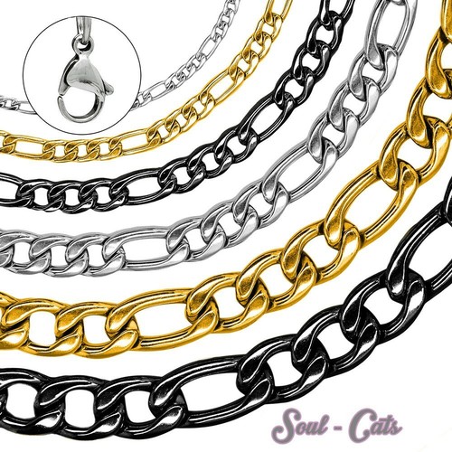 Collana figaro catena acciaio - catena,