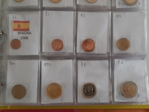 Monete euro spagna 2000 - euro,