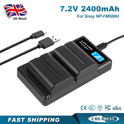 2400 mah fm500h batteria - mah, np-fm500h