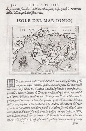 Mappa dell isola corfu - mappa,