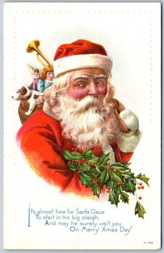Cartolina natale babbo - babbo,
