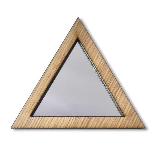 Legno cornice triangolo - legno,