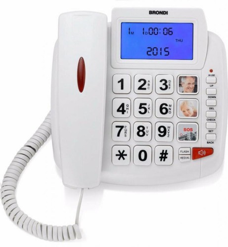 Brondi telefono fisso anziani - fisso,