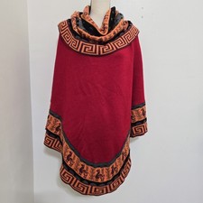 Poncho maglione lana alpaca