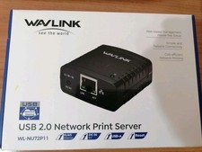 USB NETWORK PRINT SERVER LPR WAVLINK WL-nu72p11 USB 2.0 