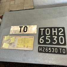 TARGA DOPPIA DI FIAT 127 +