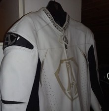 Tuta intera pelle racing_Arlen Ness_Taglia 56_Usato_Bianco