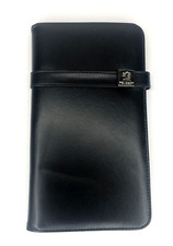 Portafoglio da viaggio Peugeot Open Europe organizer documenti similpelle nero con penna