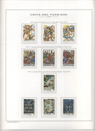 1990 vaticano annata completa - vaticano,