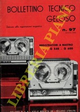 Geloso bollettino tecnico - -,
