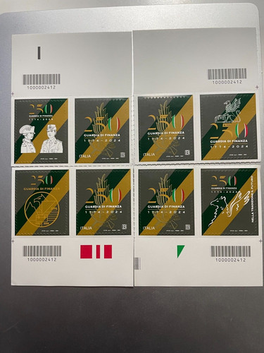 2024 francobolli 250 - 4, 250°