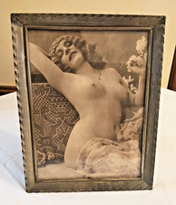 PORTAFOTO CON FOTO DONNA NUDA  BUONE CONDIZIONI VEDI FOTO