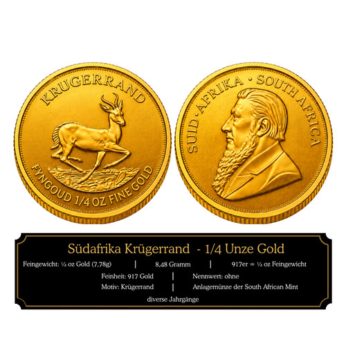 Sudafrica krugerrand vari - sudafrica, anni