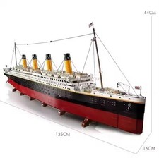 10294 Modello Titanic 9090 Pezzi Nave da Collezione 135 cm– Set alta qualità