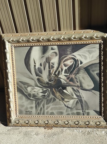 Quadro olio tela - tela, bronchi