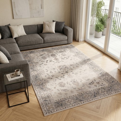 Tappeto lavabile beige - , vintage