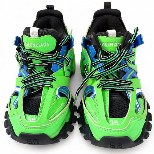 Balenciaga track green blue - green,