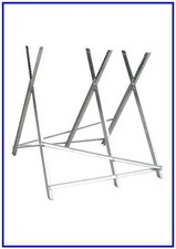 Cavalletto Taglialegna Richiudibile Supporto per Taglio Legna in Ferro Zincato