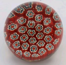 Fermacarta MURANO - LA MURRINA Anni 70 Millefiori Ø 74 mm