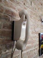 Citofono da parete anni 60 in bachelite bianca, no Telefono 