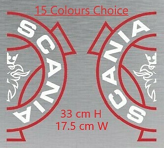 Scania con griffin adesivi - scania,