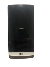 DISPLAY LCD VETRO TOUCH SCREEN PER LG G3 D855 BIANCO CON FRAME CORNICE
