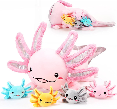 Set peluche axolotl 5 - set,