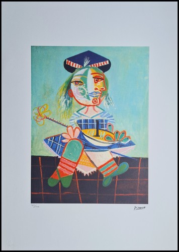 Pablo picasso maya with - pablo, boot