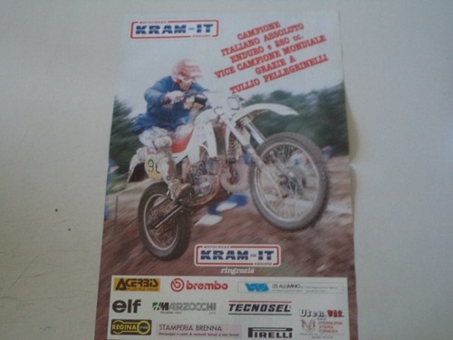 Poster anno 1986 - poster, moto