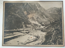Montagna Cusio Ossola Valle Antrona, Campliccioli  foto diga in costruzione 1925