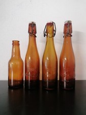 Vecchie bottiglie vuote birra - vecchie,
