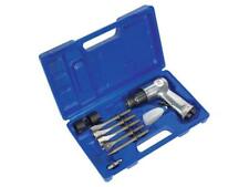 Sealey SA12/S Compressore d'aria corsa media martello cippatore e set 4 scalpelli e custodia
