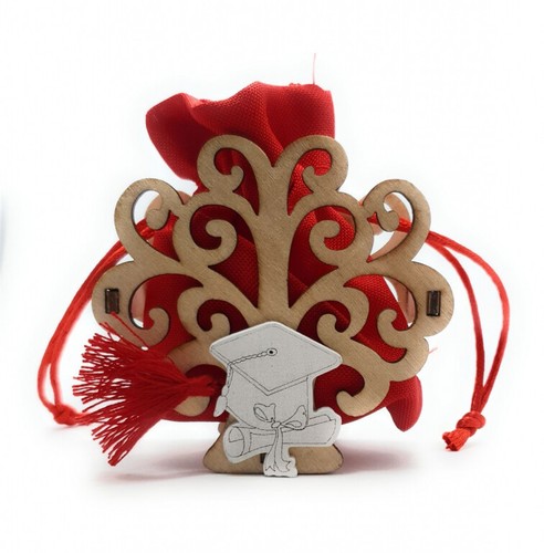 Wood bag albero laurea tocco - albero,