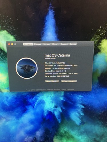 Apple imac a1419 - 27",