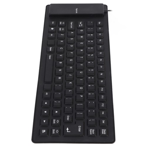 Tastiera silicone nera - silicone,