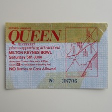 Queen 1982 Milton Keynes Bowl
