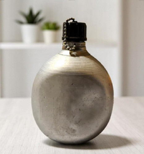 Borraccia militare alluminio - borraccia,