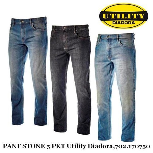 Pantalone jeans denim tasche - pantalone, 5