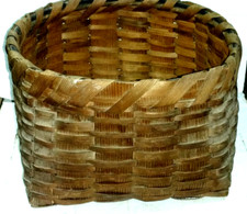ANTICA CESTA IN LEGNO DI